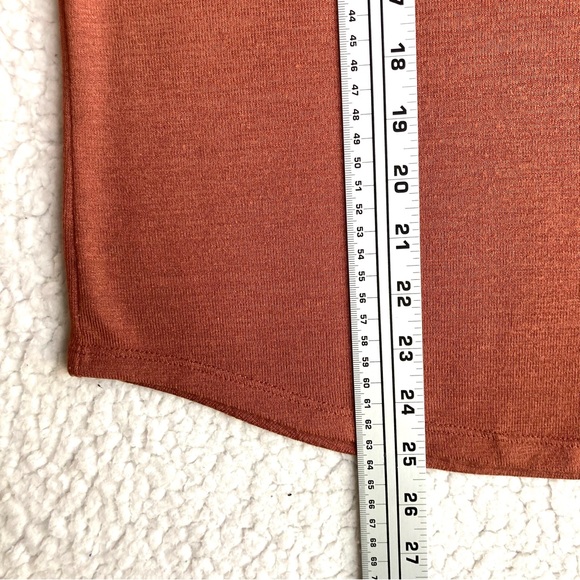 Banana Republic Women's rust luxespun sleeveless tank, Sz M - Picture 5 of 11